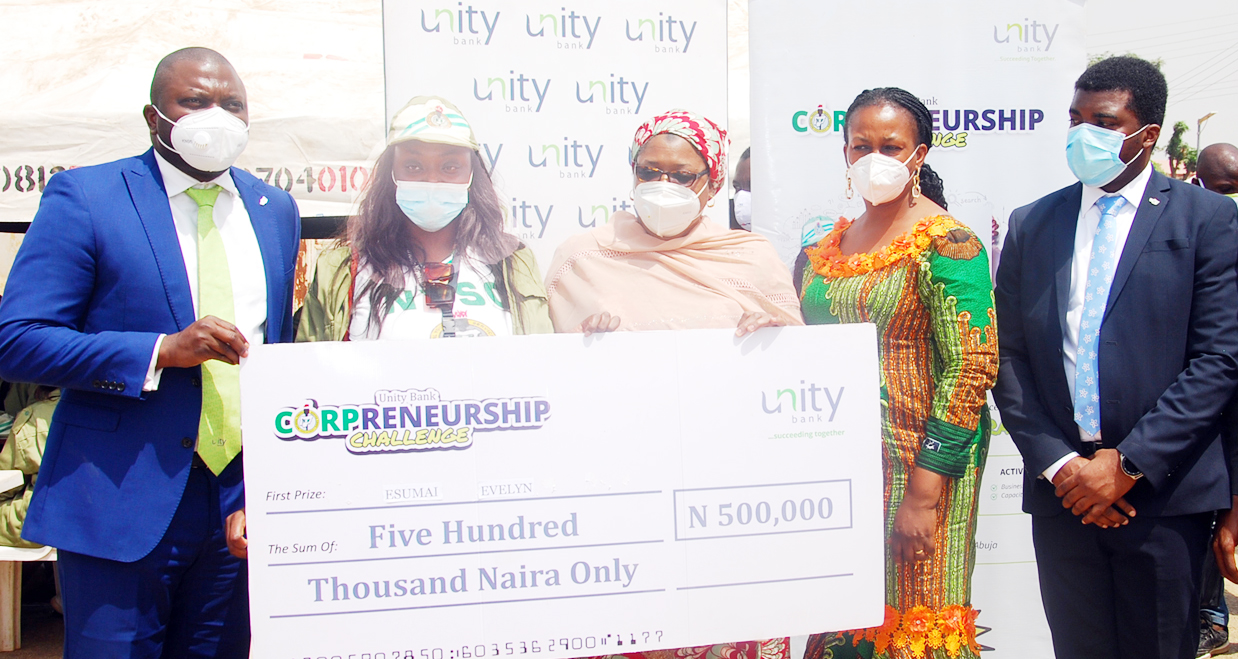 Unity bank corpreneurship challenge abuja pic.